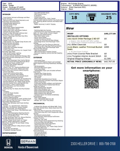 2021 Dodge Durango GT