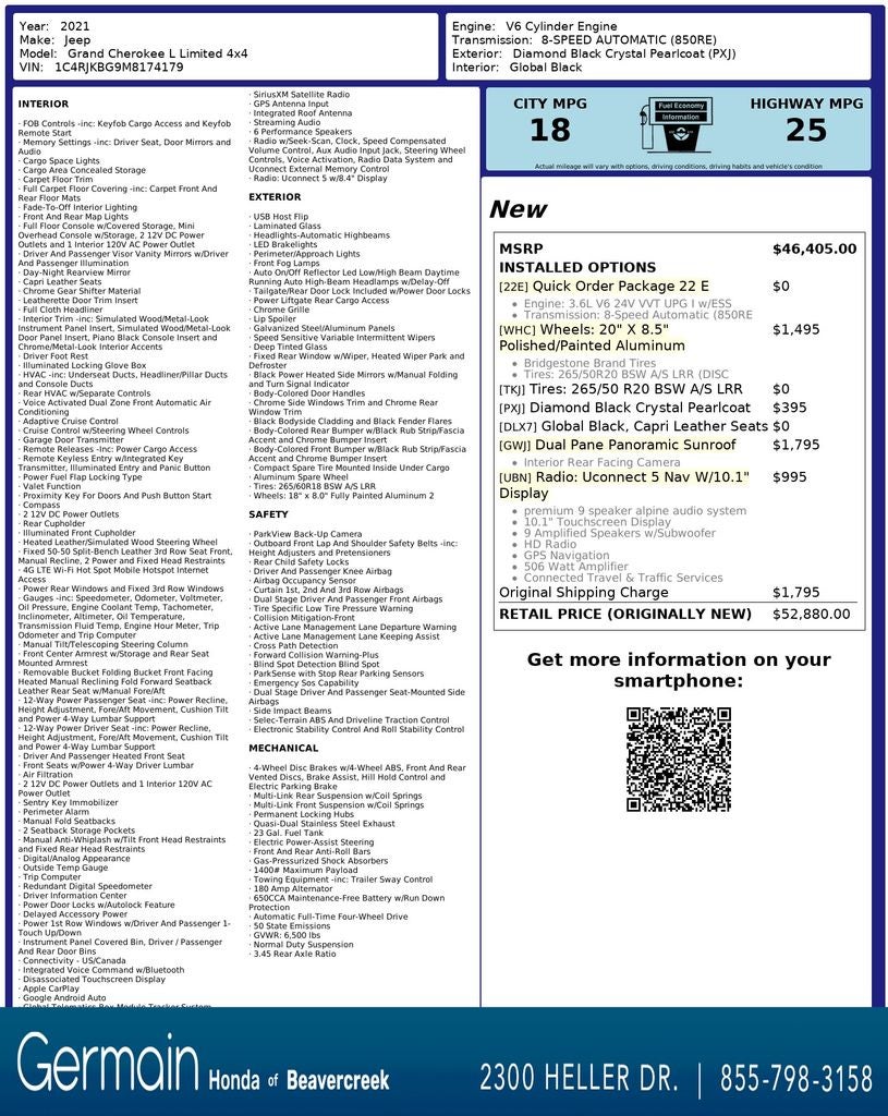 2021 Jeep Grand Cherokee L Limited