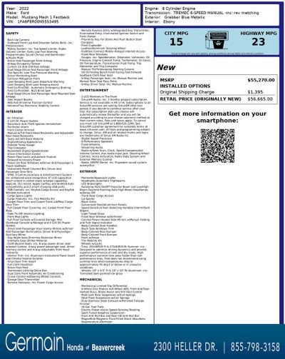 2022 Ford Mustang Mach 1