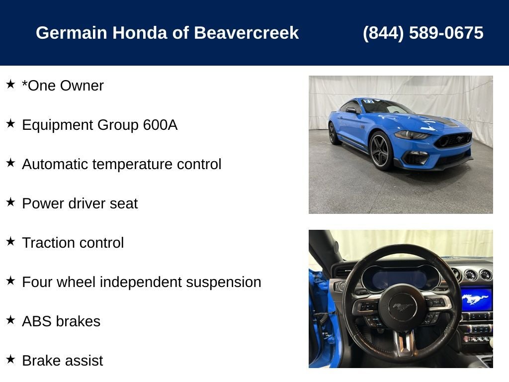 2022 Ford Mustang Mach 1