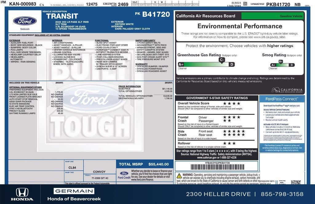 2023 Ford Transit-350 XLT