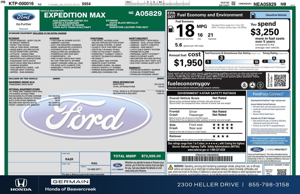 2022 Ford Expedition Max Limited