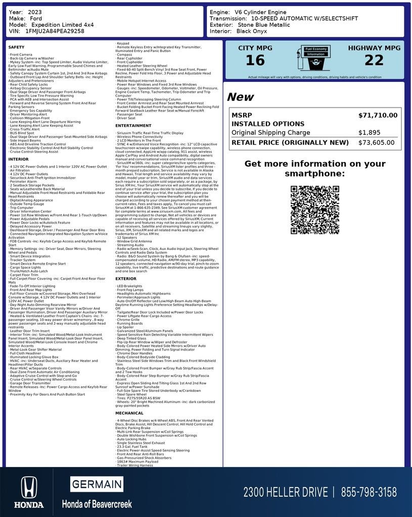 2023 Ford Expedition Limited