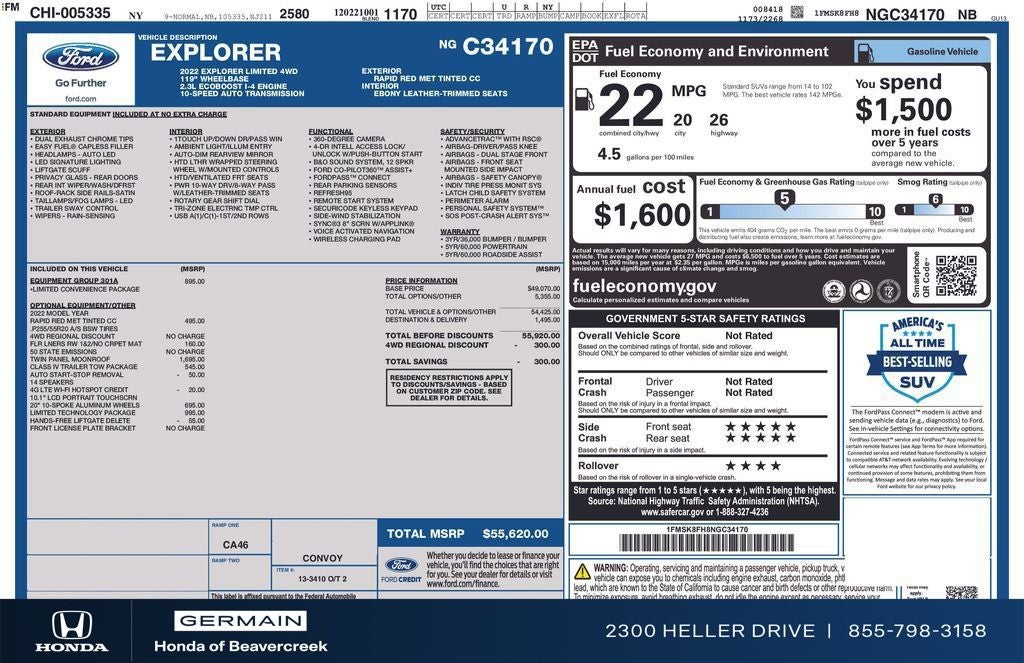 2022 Ford Explorer Limited