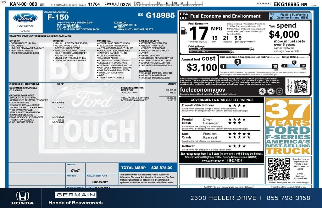 2014 Ford F-150 XLT