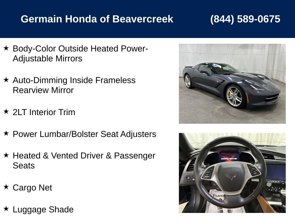 2014 Chevrolet Corvette Stingray Z51 2LT