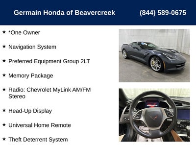 2014 Chevrolet Corvette Stingray Z51 2LT