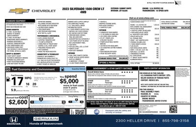 2023 Chevrolet Silverado 1500 LT