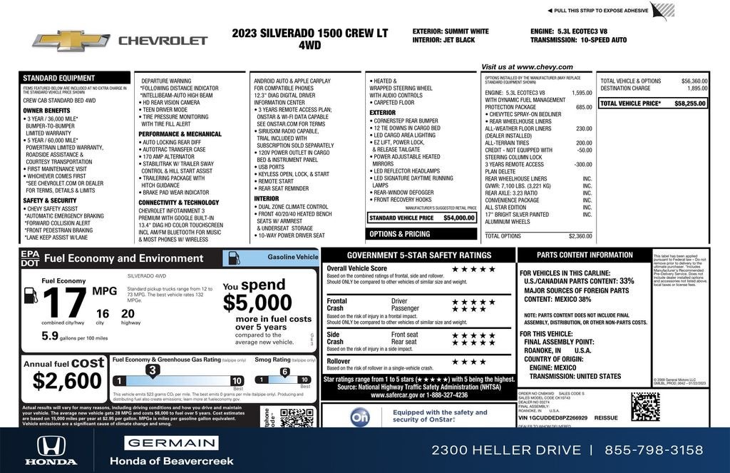 2023 Chevrolet Silverado 1500 LT