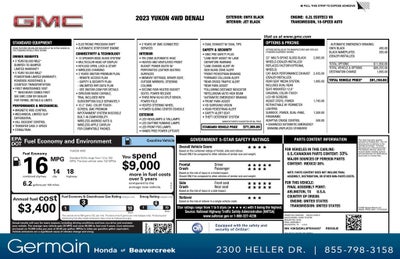 2023 GMC Yukon Denali