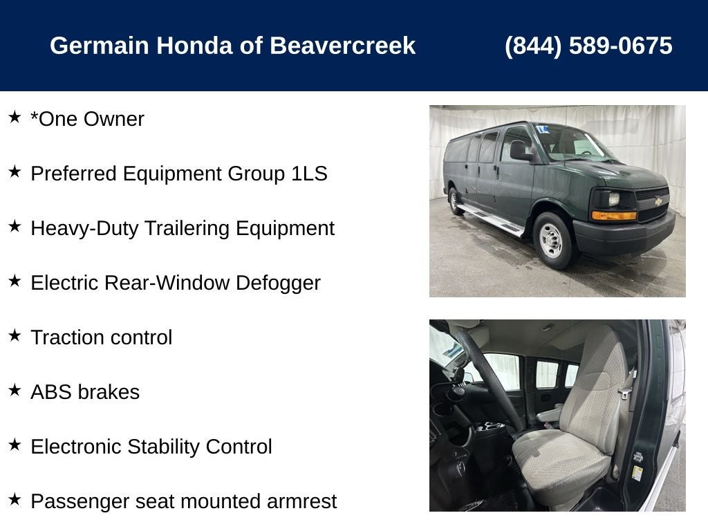 2014 Chevrolet Express 3500 LS Passenger