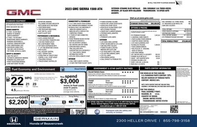 2023 GMC Sierra 1500 AT4