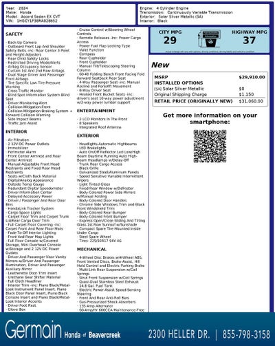 2024 Honda Accord EX