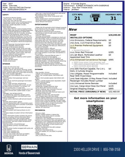 2017 Chevrolet Equinox Premier