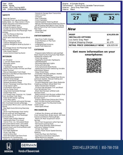 2020 Honda CR-V Touring