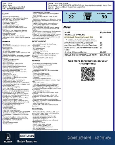 2019 Jeep Compass Limited