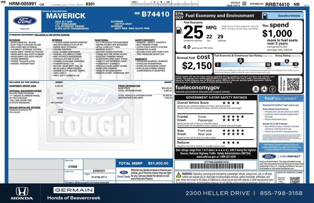 2024 Ford Maverick XLT