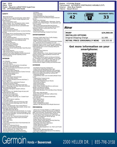 2024 Ford Maverick Lariat