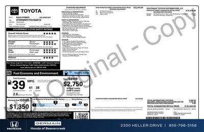 2025 Toyota RAV4 Hybrid XLE