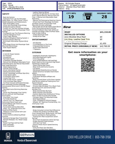 2024 Honda Odyssey EX-L