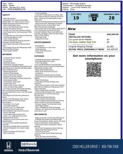 2023 Honda Odyssey EX-L