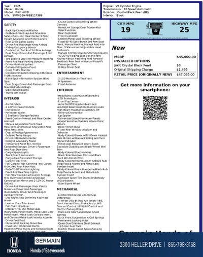 2025 Honda Pilot EX-L