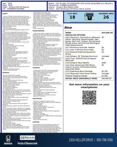 2023 Buick Enclave Essence