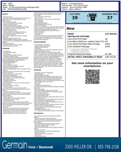 2025 Mazda Mazda CX-50 Hybrid Premium