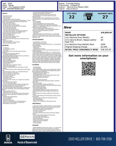 2019 Mazda Mazda CX-5 Signature