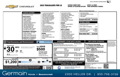2022 Chevrolet TrailBlazer LS