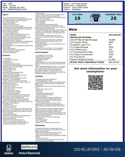 2022 Hyundai Palisade SEL