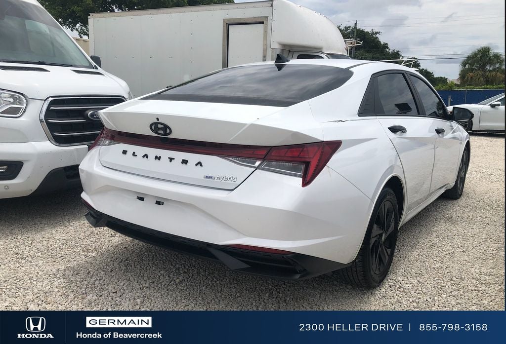 2023 Hyundai Elantra Hybrid Blue