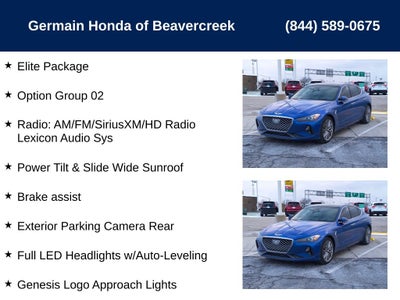 2020 Genesis G70 2.0T