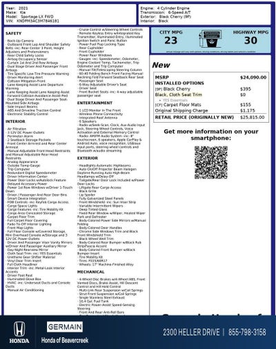 2021 Kia Sportage LX