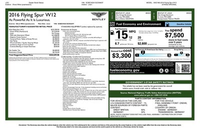 2016 Bentley Flying Spur W12