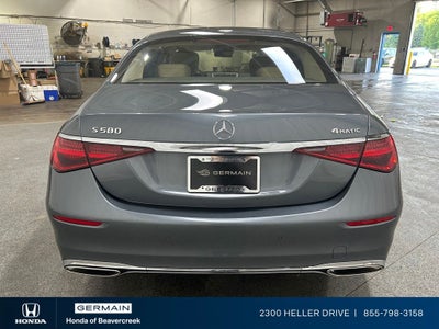 2022 Mercedes-Benz S-Class S 580 4MATIC®