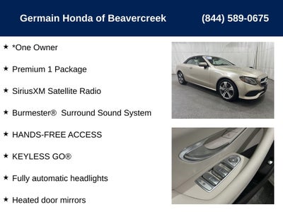 2019 Mercedes-Benz E-Class E 450 4MATIC®