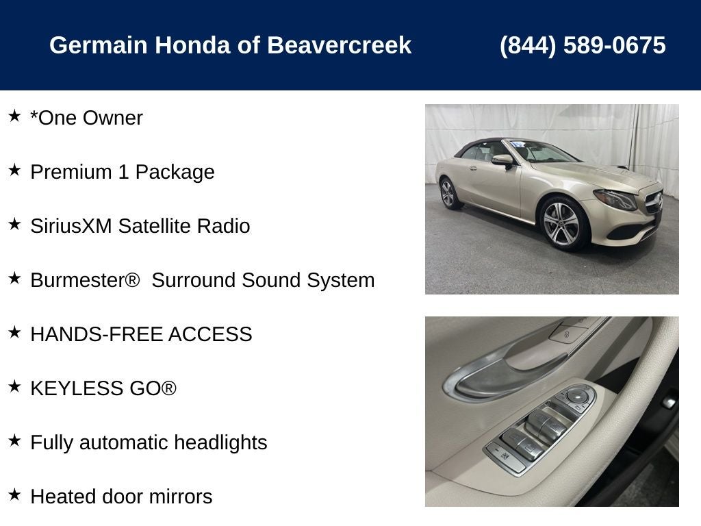 2019 Mercedes-Benz E-Class E 450 4MATIC®