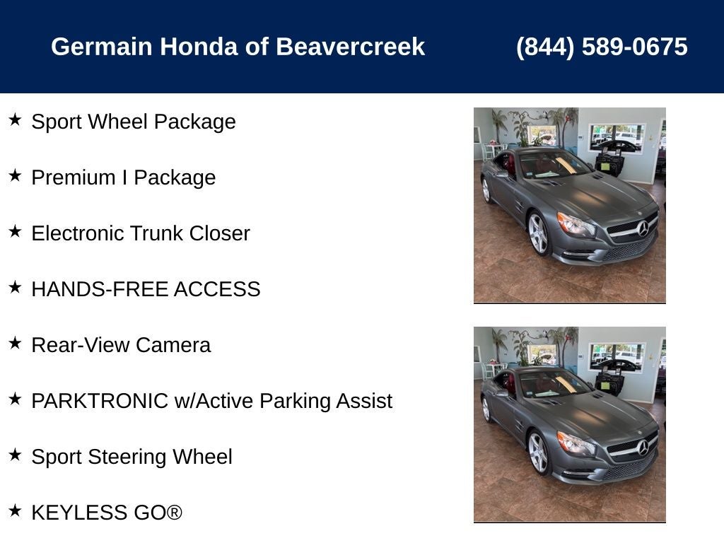 2016 Mercedes-Benz SL-Class SL 400 Roadster