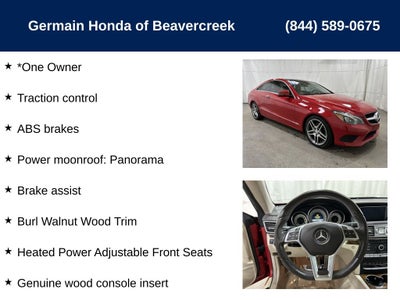 2016 Mercedes-Benz E-Class E 400