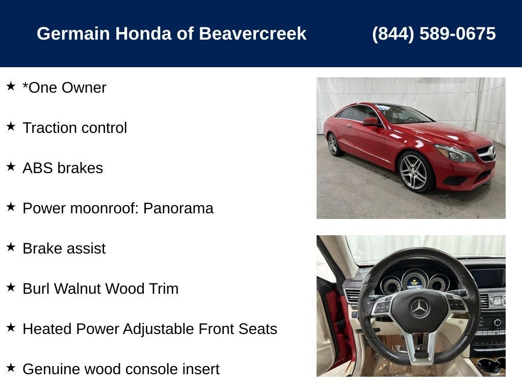 2016 Mercedes-Benz E-Class E 400