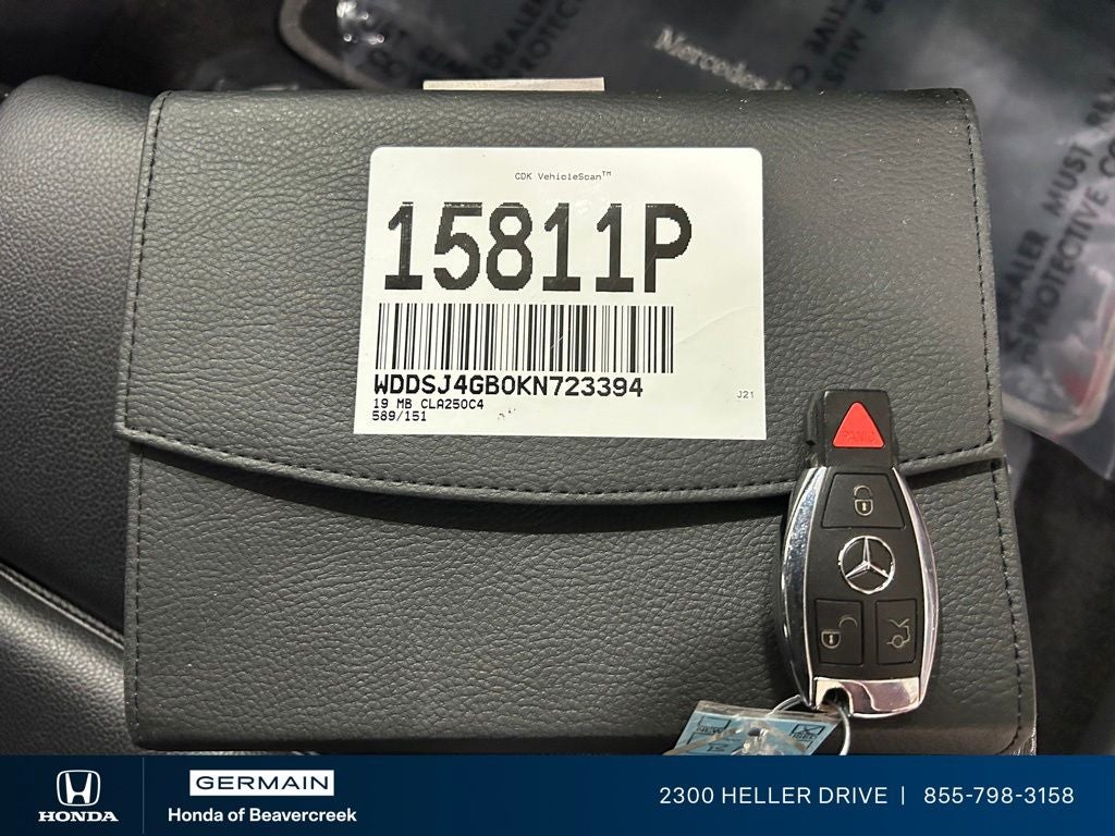 2019 Mercedes-Benz CLA CLA 250 4MATIC®
