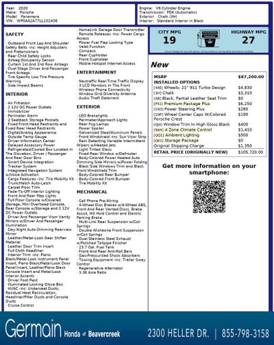 2020 Porsche Panamera Base