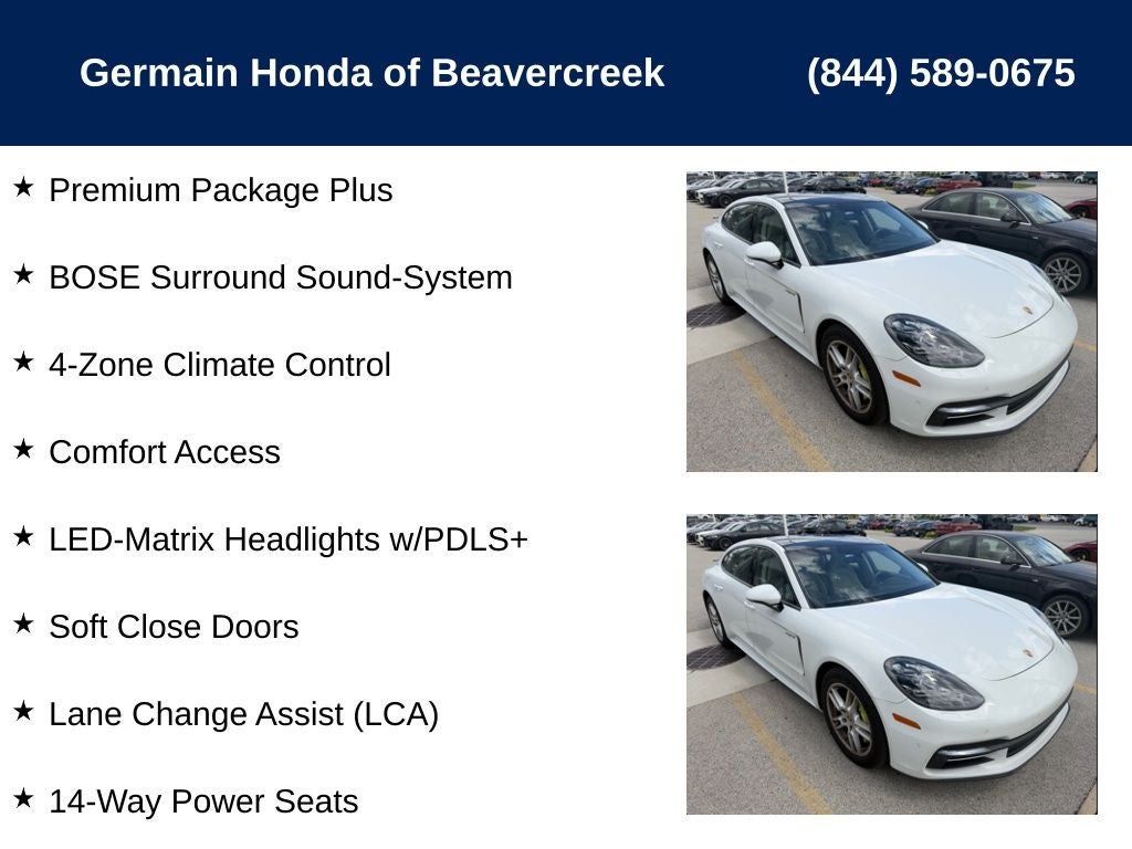 2018 Porsche Panamera E-Hybrid 4 Executive
