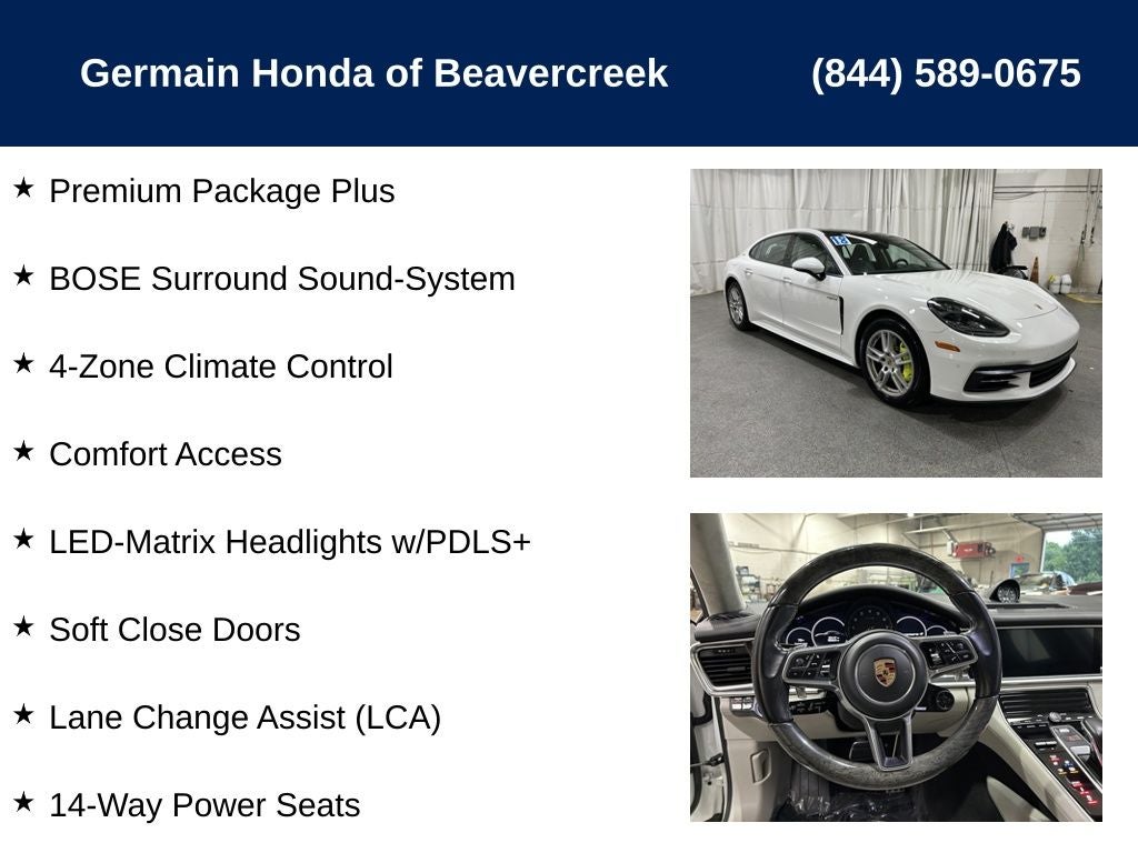 2018 Porsche Panamera E-Hybrid 4 Executive