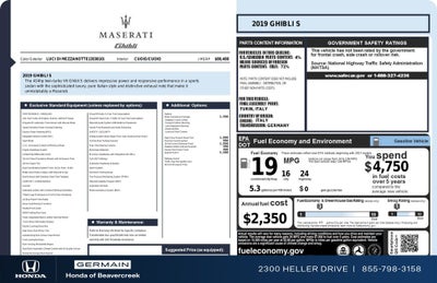 2019 Maserati Ghibli S