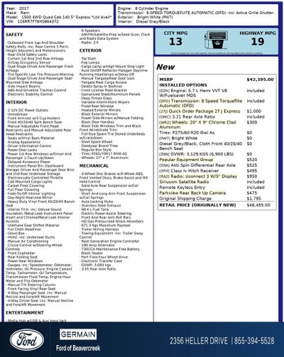 2017 RAM 1500 Express