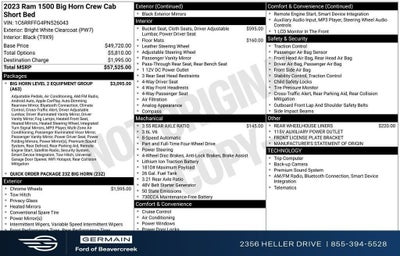 2023 RAM 1500 Big Horn/Lone Star
