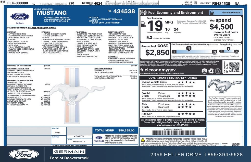 2024 Ford Mustang GT Premium