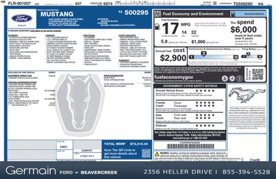 2026 Ford Mustang Dark Horse